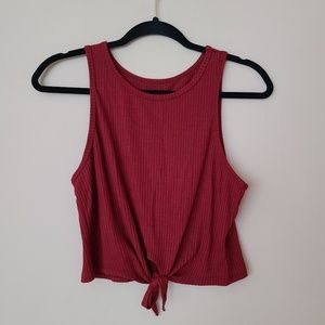 ❗️Deleting❗️Maroon crop top